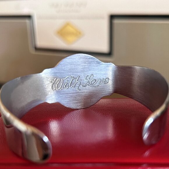 WWII Sweetheart bracelet (cuff) 1945 ETO - Picture 4 of 4